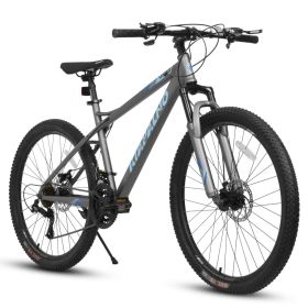 A26251 26 Inch Mountain Bike,21 Speed with High-Carbon Steel Frame Bike for Adults,Dual Disc Brake Mountain Bicycle for Men Womens Adult Bicycle
