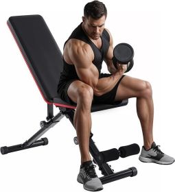 Adjustable Weight Bench 795LB Capacity Foldable Workout Bench Press for Home Gym, Full Body Exercise and Strength Training