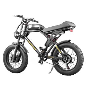 Urban Retro Model - Electric Bicycle, Including The Last Leg, Excluding Islands And Remote Areas (Color: Black)