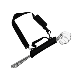 Golf Club Bag; Foldable Portable Practice Bag; Golf Supplies (Color: Black)